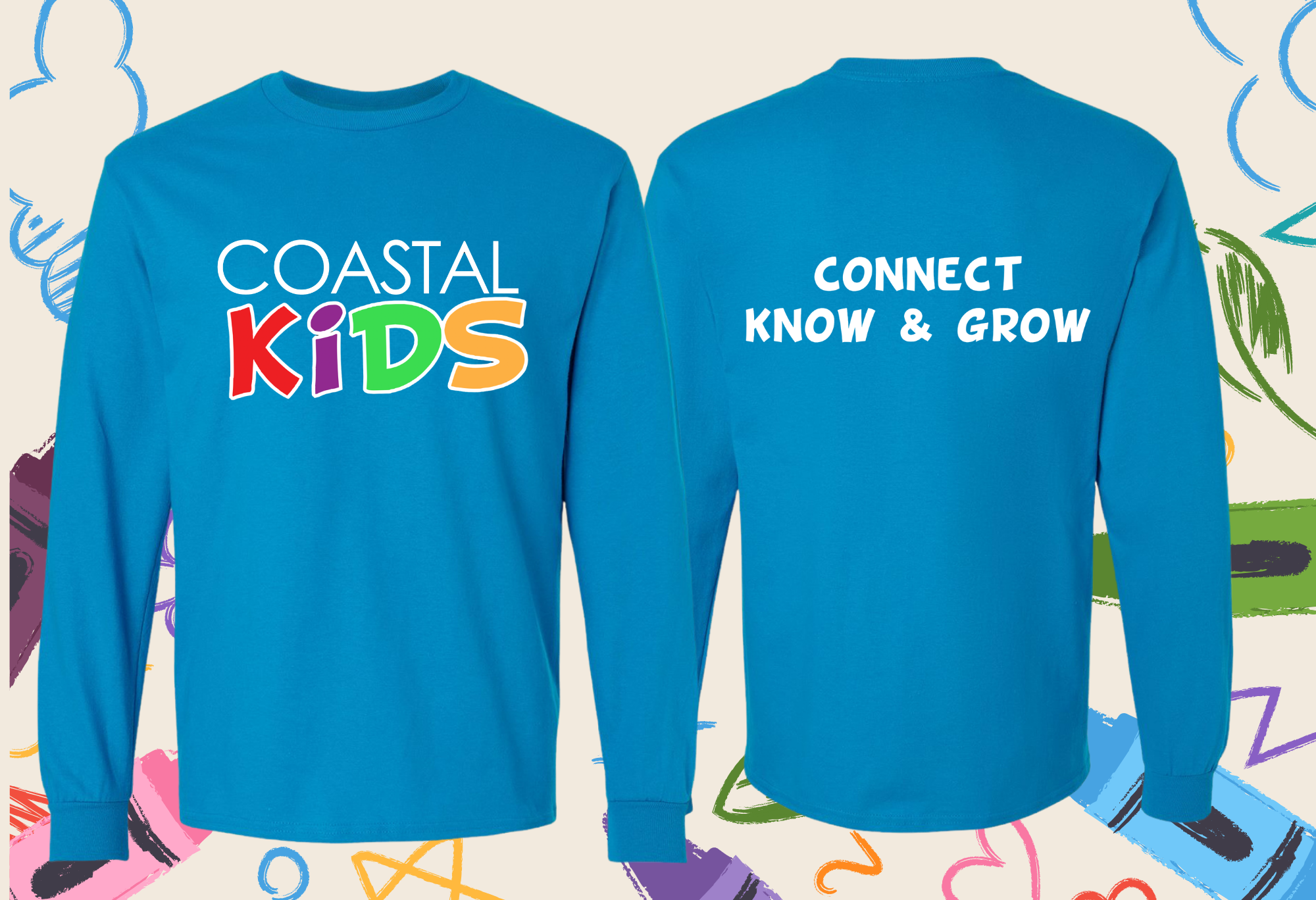 CK Blue Shirt - Long Sleeve