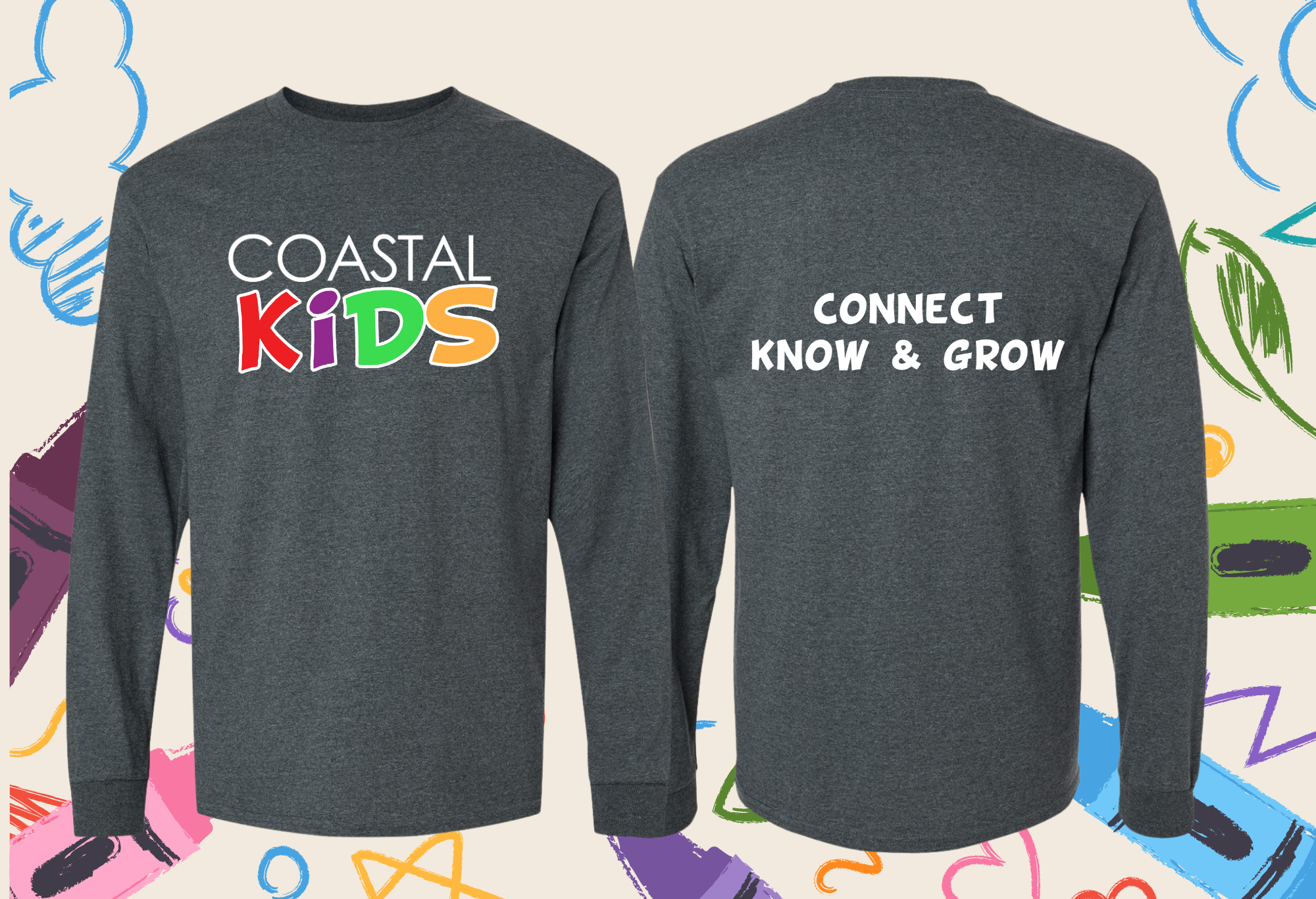 CK Gray Shirt - Long Sleeve