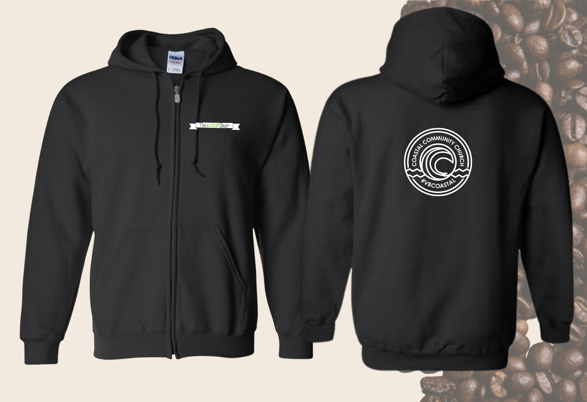 Coffee Shirt - Full Zip Hoodie